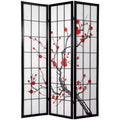 Oriental Furniture 6' Tall Blossom Shoji Screen