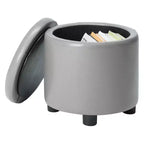 Poggiapiedi contenitore rotondo Designs4Comfort – Breighton Home