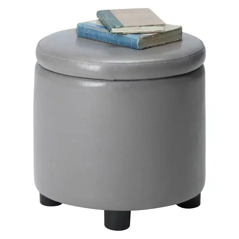 Poggiapiedi contenitore rotondo Designs4Comfort – Breighton Home