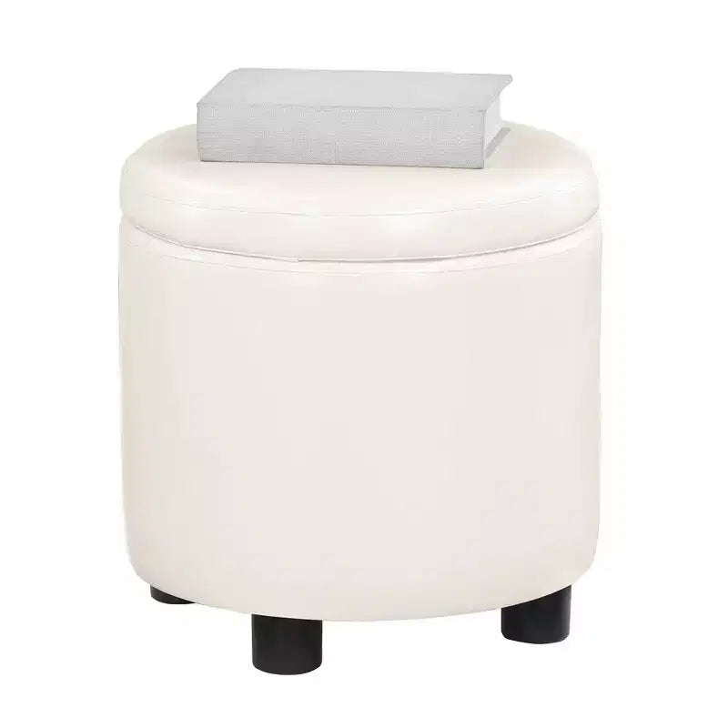 Poggiapiedi contenitore rotondo Designs4Comfort – Breighton Home