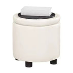 Poggiapiedi contenitore rotondo Designs4Comfort – Breighton Home