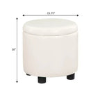 Poggiapiedi contenitore rotondo Designs4Comfort – Breighton Home