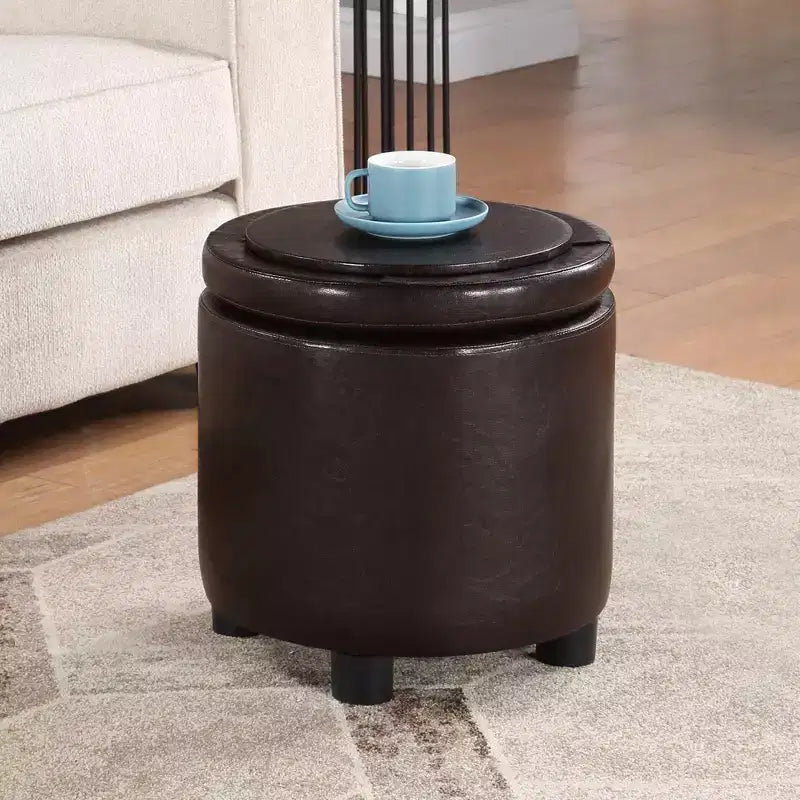 Poggiapiedi contenitore rotondo Designs4Comfort – Breighton Home