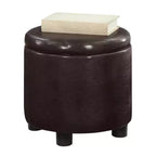 Poggiapiedi contenitore rotondo Designs4Comfort – Breighton Home