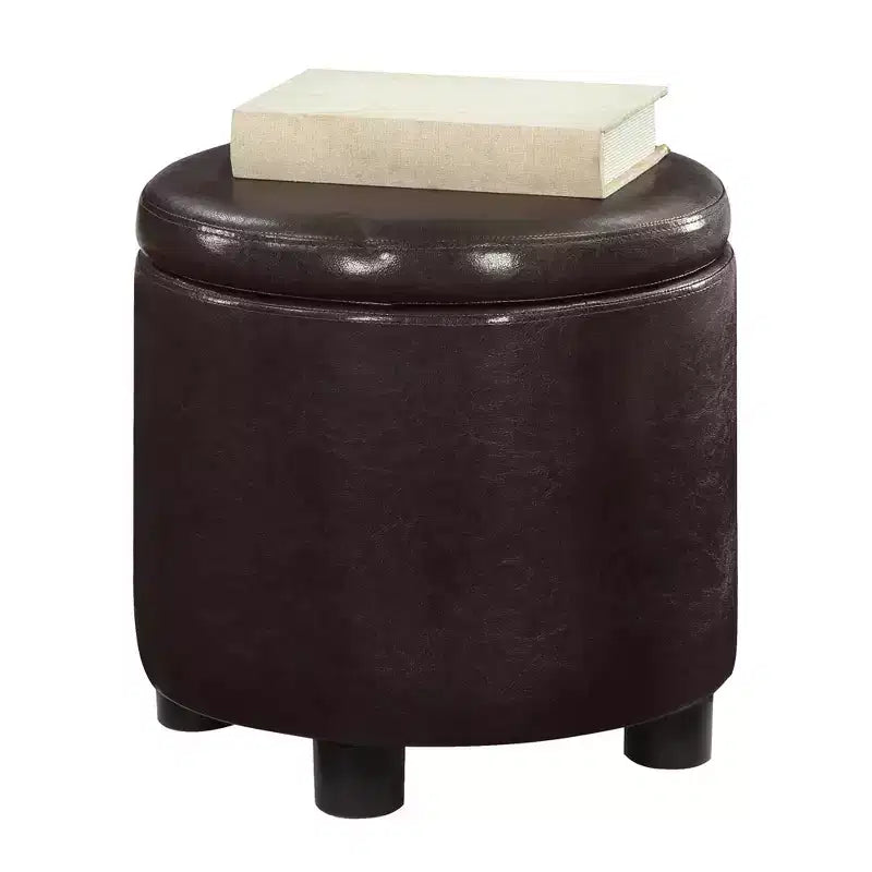 Poggiapiedi contenitore rotondo Designs4Comfort – Breighton Home