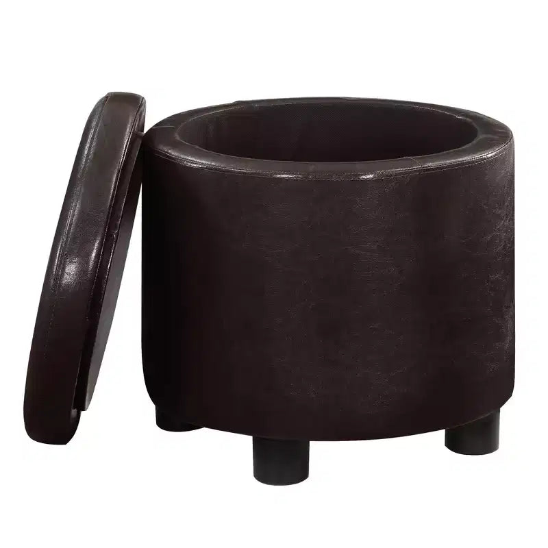 Poggiapiedi contenitore rotondo Designs4Comfort – Breighton Home