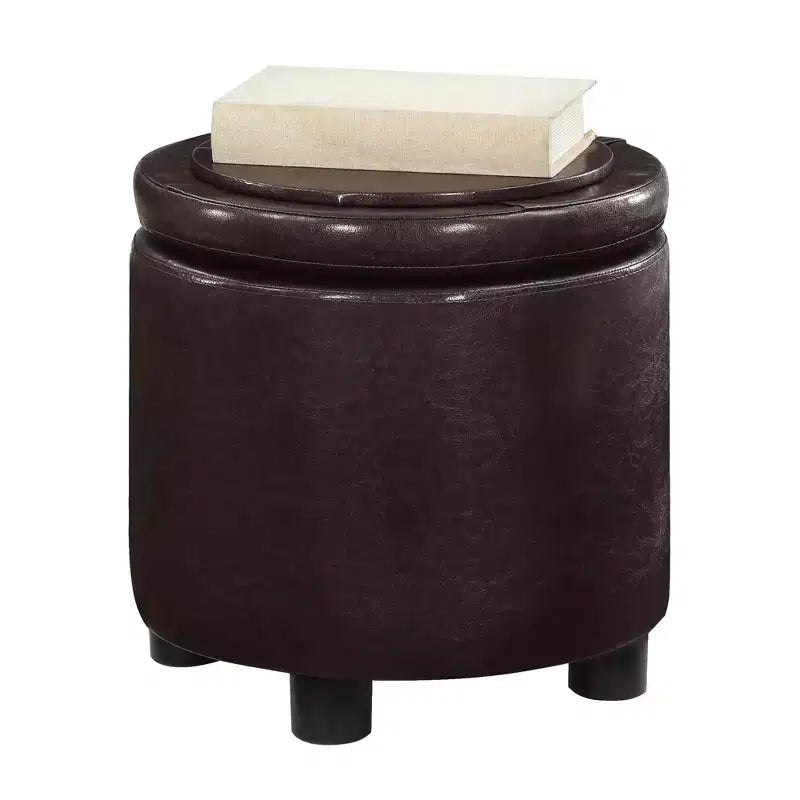Poggiapiedi contenitore rotondo Designs4Comfort – Breighton Home