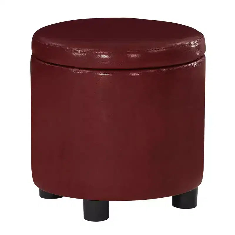 Poggiapiedi contenitore rotondo Designs4Comfort – Breighton Home