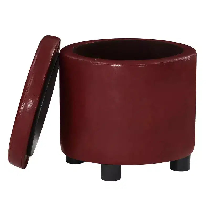 Poggiapiedi contenitore rotondo Designs4Comfort – Breighton Home