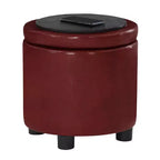 Poggiapiedi contenitore rotondo Designs4Comfort – Breighton Home