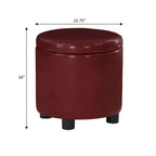 Poggiapiedi contenitore rotondo Designs4Comfort – Breighton Home