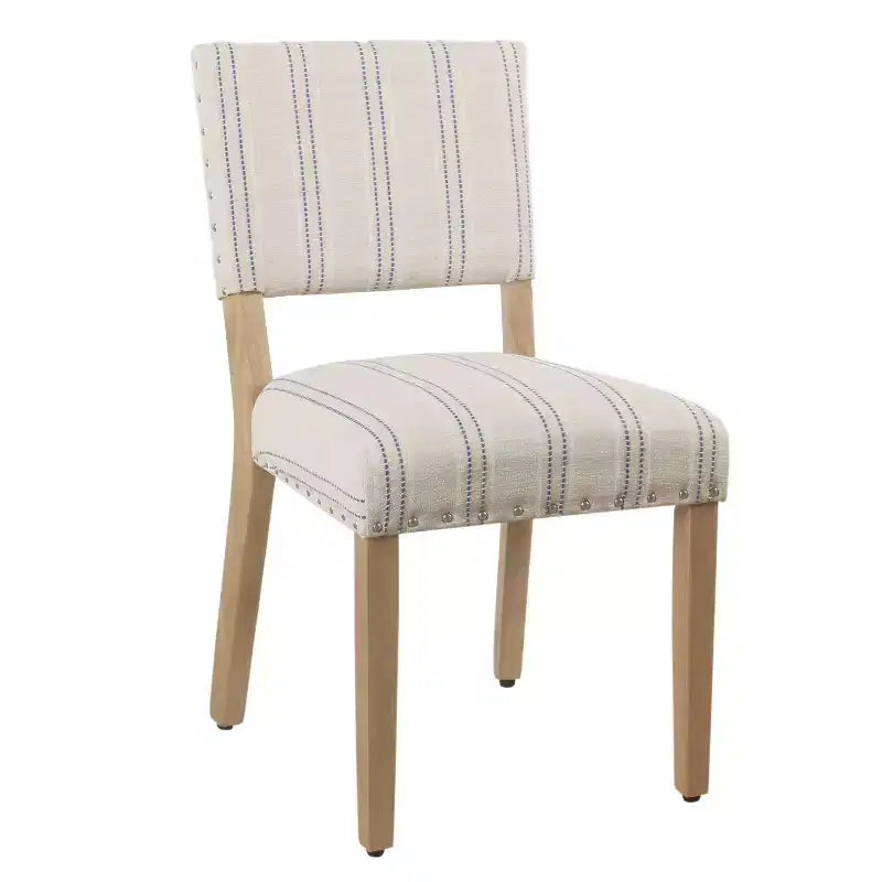 Set di 2 sedie da pranzo a righe - HomePop