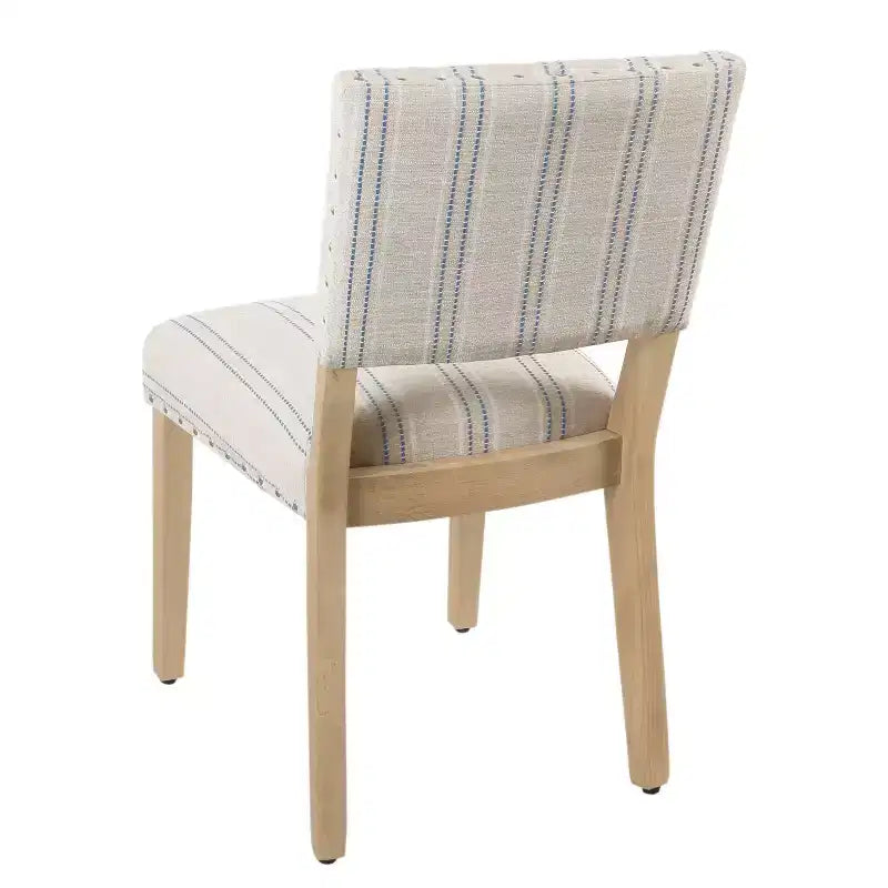 Set di 2 sedie da pranzo a righe - HomePop