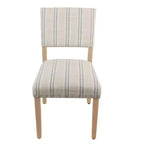 Set di 2 sedie da pranzo a righe - HomePop