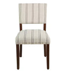 Set di 2 sedie da pranzo a righe - HomePop