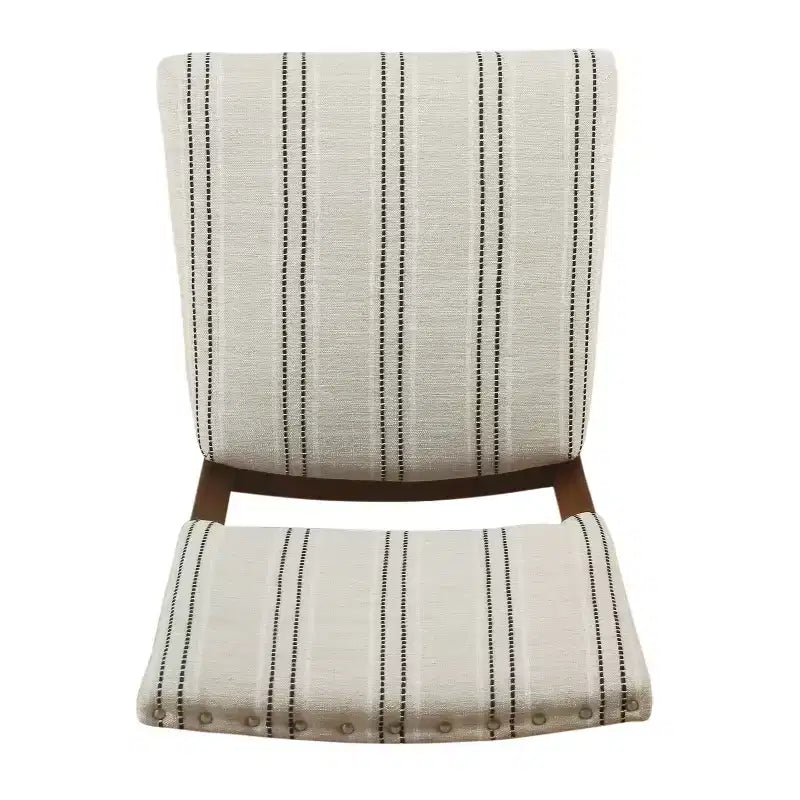 Set di 2 sedie da pranzo a righe - HomePop