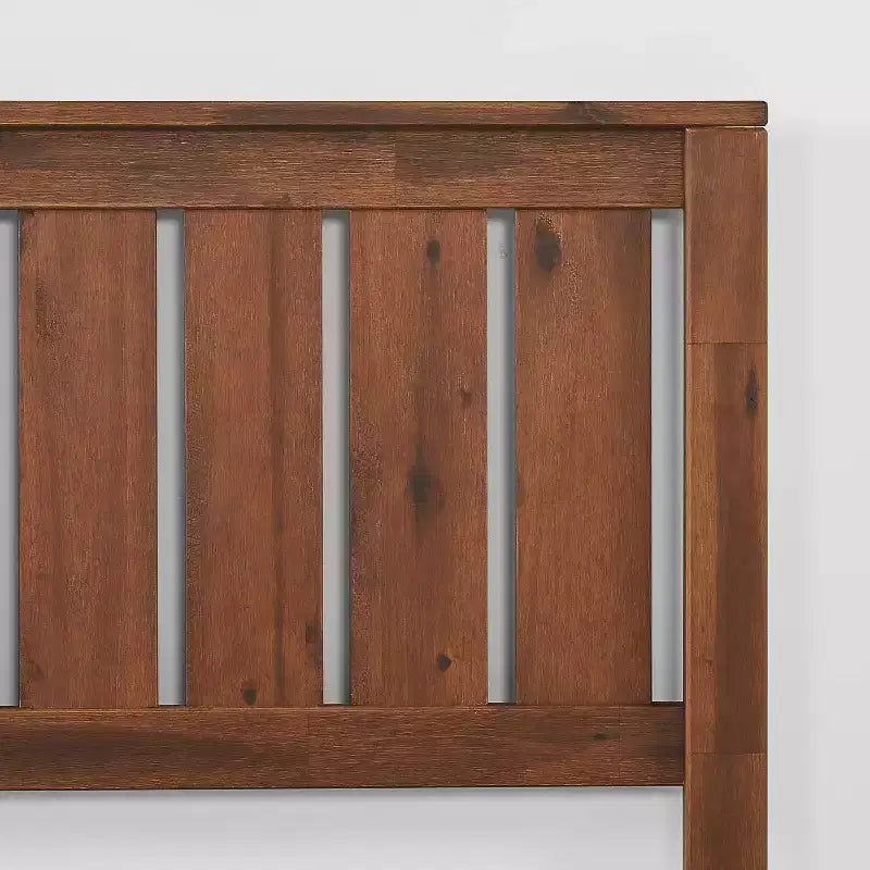 Letto con piattaforma in legno Vivek Deluxe con testiera - Zinus
