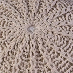 Pouf Corisande in cotone lavorato a maglia - Christopher Knight Home
