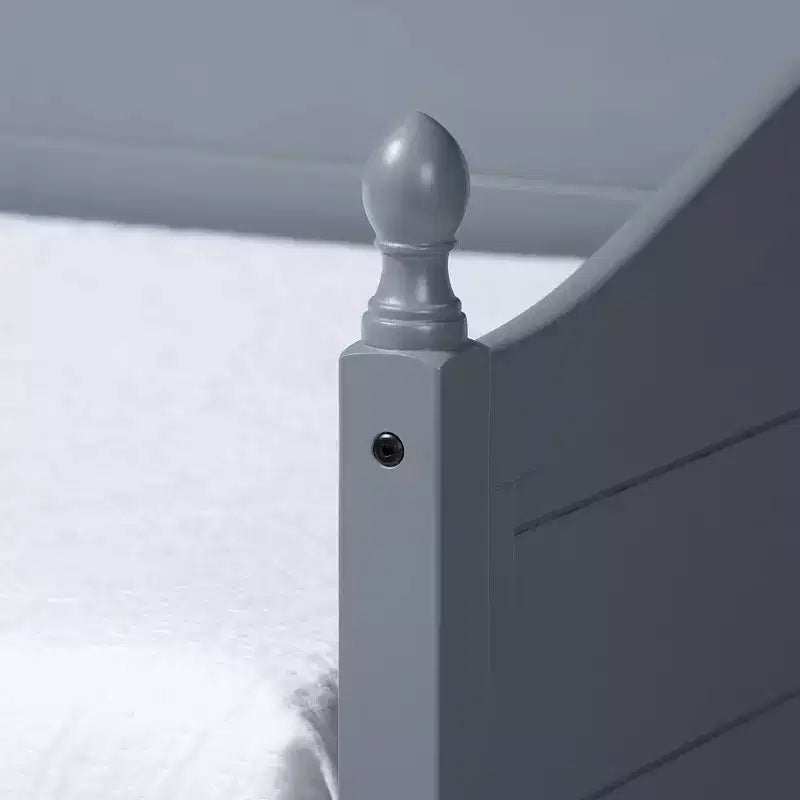Lettino a giorno Mara Wood con rotelle gemelle - Baxton Studio