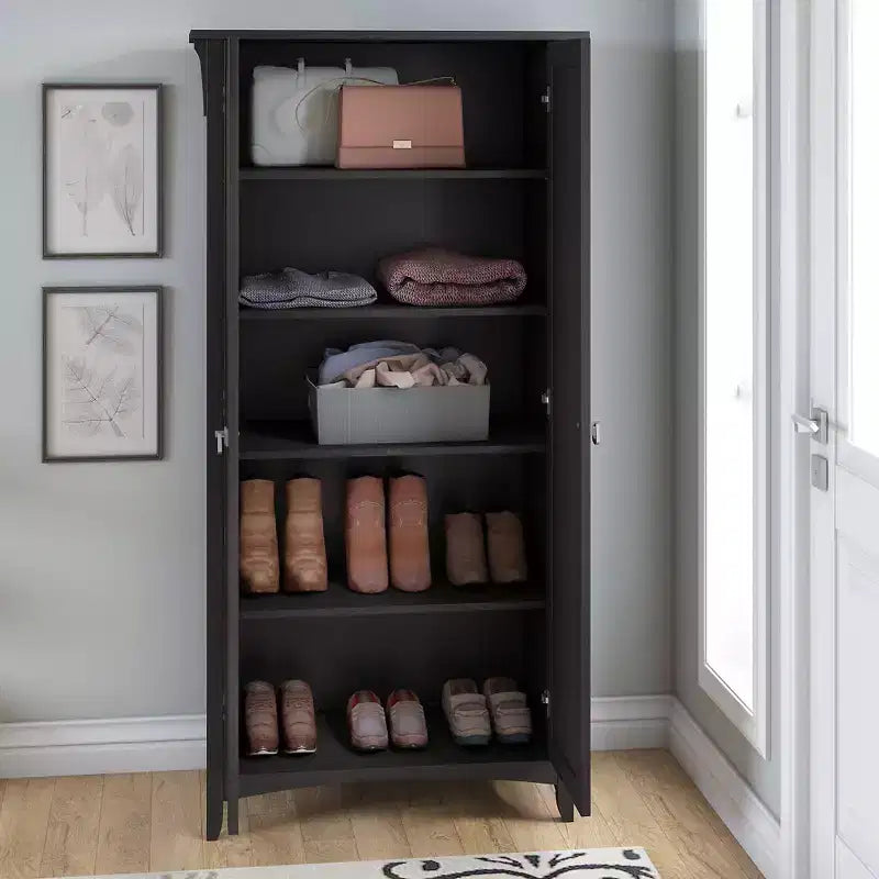 Salinas Mobiletto Alto Contenitore con Ante - Bush Furniture