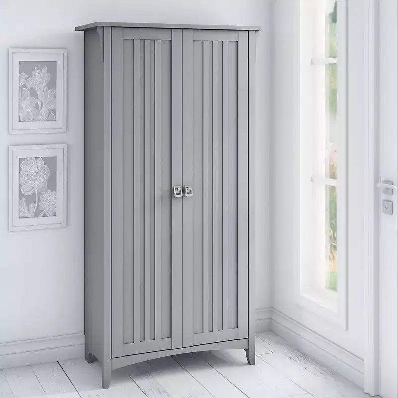 Salinas Mobiletto Alto Contenitore con Ante - Bush Furniture