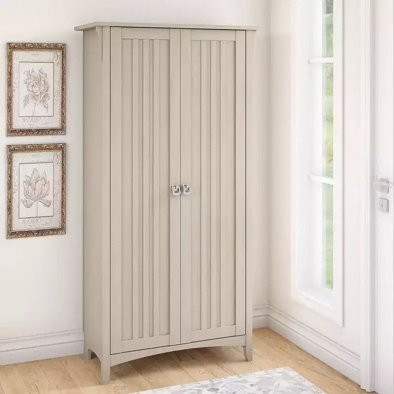 Salinas Mobiletto Alto Contenitore con Ante - Bush Furniture