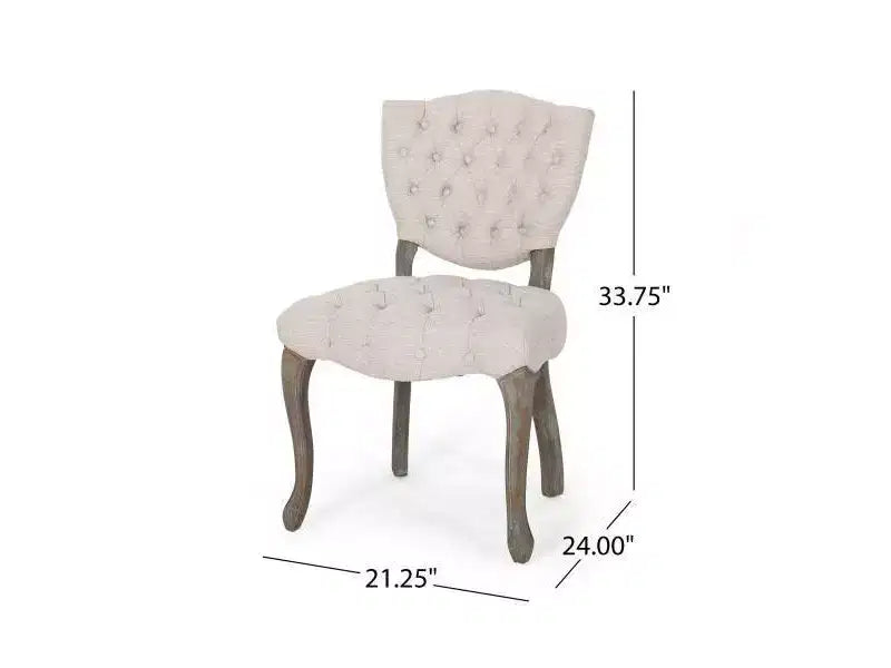 Set di 2 sedie da pranzo trapuntate Crosswind - Christopher Knight Home