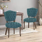 Set di 2 sedie da pranzo trapuntate Crosswind - Christopher Knight Home
