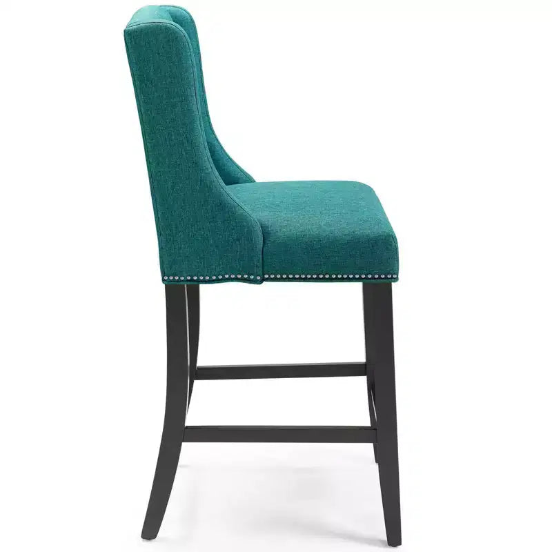 Sgabello da bar Baron Modway in tessuto imbottito ad altezza bancone