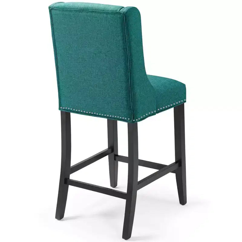 Sgabello da bar Baron Modway in tessuto imbottito ad altezza bancone
