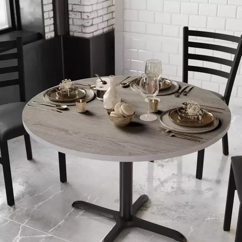 Piano del Tavolo Rotondo Flash Furniture da 42 con Laminato Reversibile