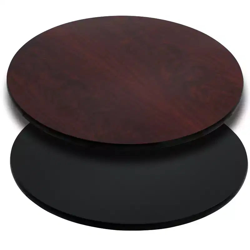 Piano del Tavolo Rotondo Flash Furniture da 42 con Laminato Reversibile