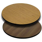 Piano del Tavolo Rotondo Flash Furniture da 42 con Laminato Reversibile