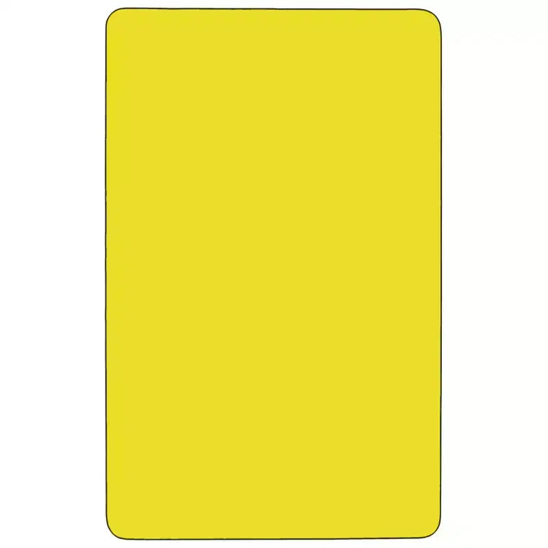 Flash Furniture 30''W x 72''L Tavolo Rettangolare per Attività in Laminato HP - Gambe Corte Regolabili in Altezza