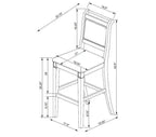 Sgabello da bar Emmy altezza bancone - Linon
