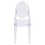 Sedia Flash Furniture Ghost in Cristallo Trasparente