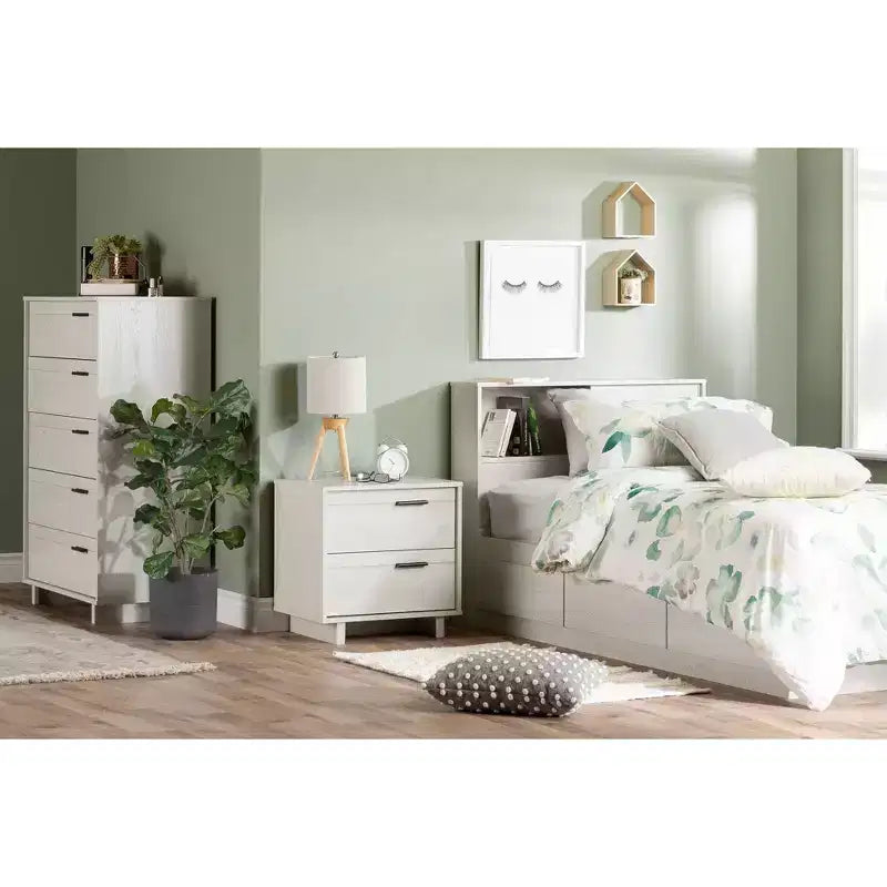 Comodino a 2 cassetti Fynn - South Shore