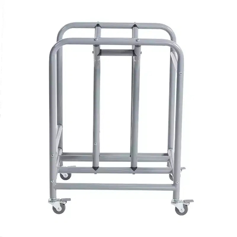 ECR4Kids Mobile Surf Storage Rack, Contiene 10 scrivanie portatili, Organizzazione per la classe, Argento