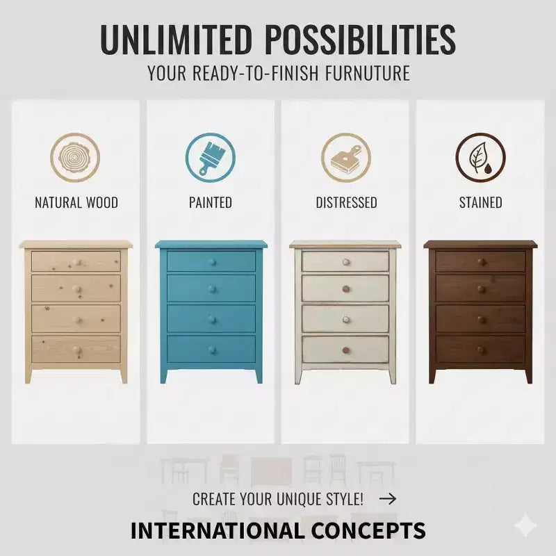 Cassettiera non finita - International Concepts