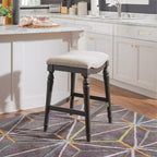Sgabello da bar senza schienale Brayden Big and Tall con altezza da bancone in legno - Powell