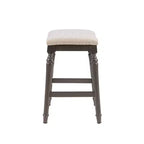 Sgabello da bar senza schienale Brayden Big and Tall con altezza da bancone in legno - Powell
