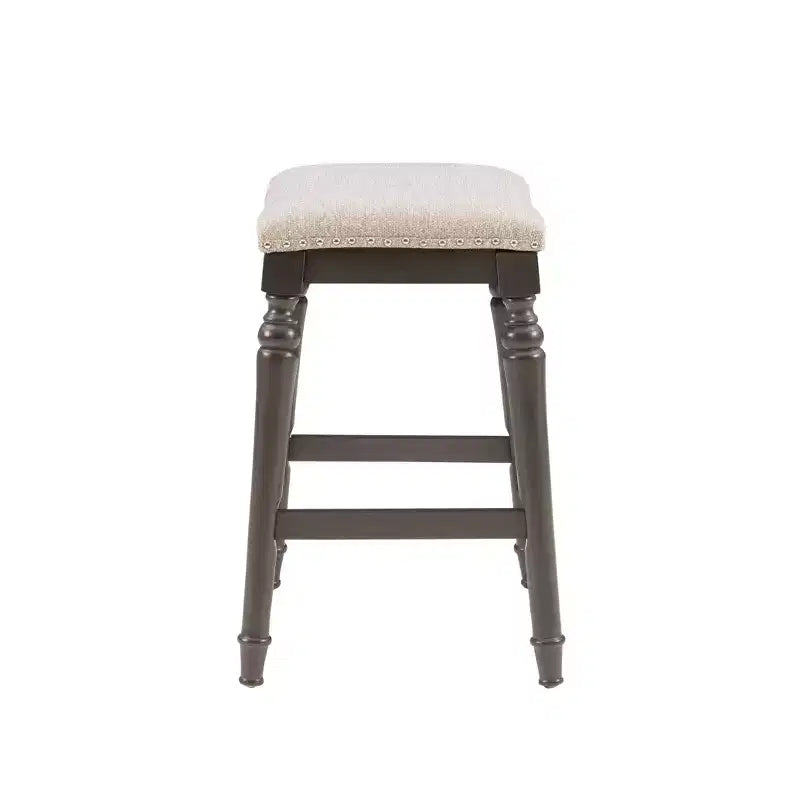 Sgabello da bar senza schienale Brayden Big and Tall con altezza da bancone in legno - Powell