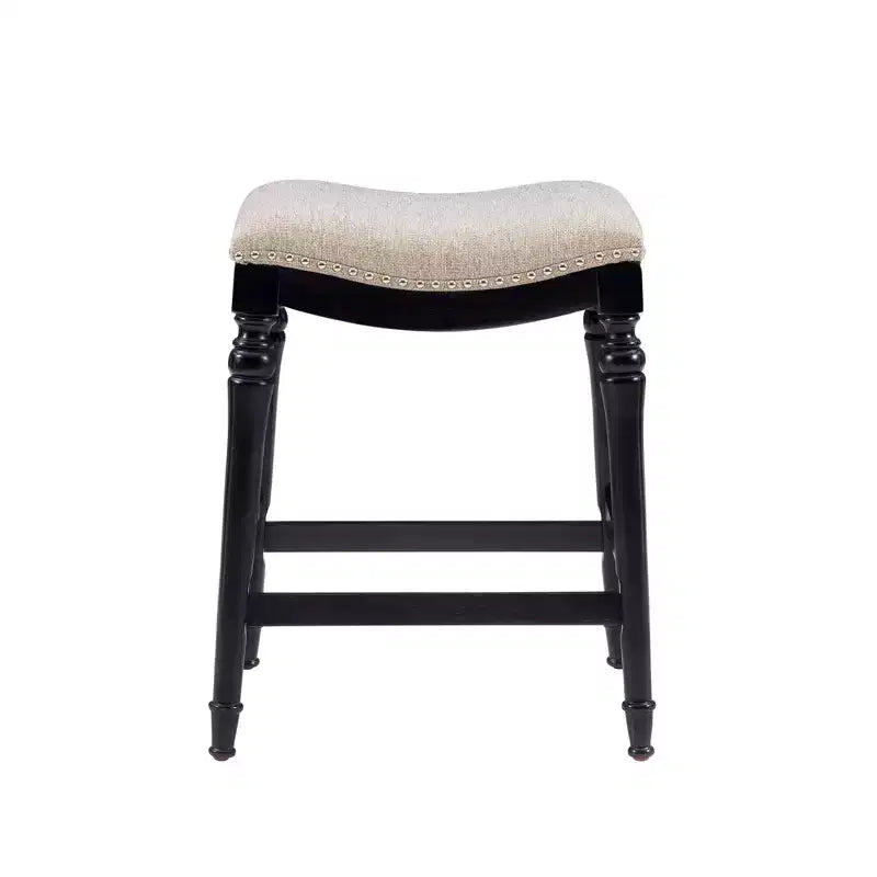 Sgabello da bar senza schienale Brayden Big and Tall con altezza da bancone in legno - Powell