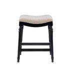 Sgabello da bar senza schienale Brayden Big and Tall con altezza da bancone in legno - Powell