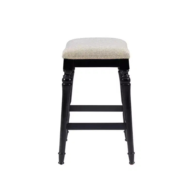 Sgabello da bar senza schienale Brayden Big and Tall con altezza da bancone in legno - Powell
