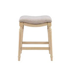 Sgabello da bar senza schienale Brayden Big and Tall con altezza da bancone in legno - Powell