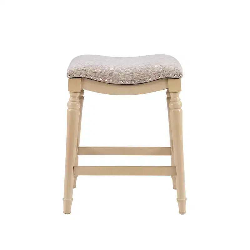 Sgabello da bar senza schienale Brayden Big and Tall con altezza da bancone in legno - Powell