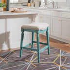Sgabello da bar senza schienale Brayden Big and Tall con altezza da bancone in legno - Powell