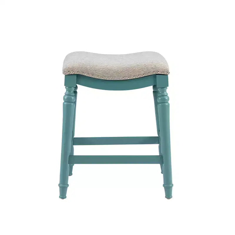 Sgabello da bar senza schienale Brayden Big and Tall con altezza da bancone in legno - Powell