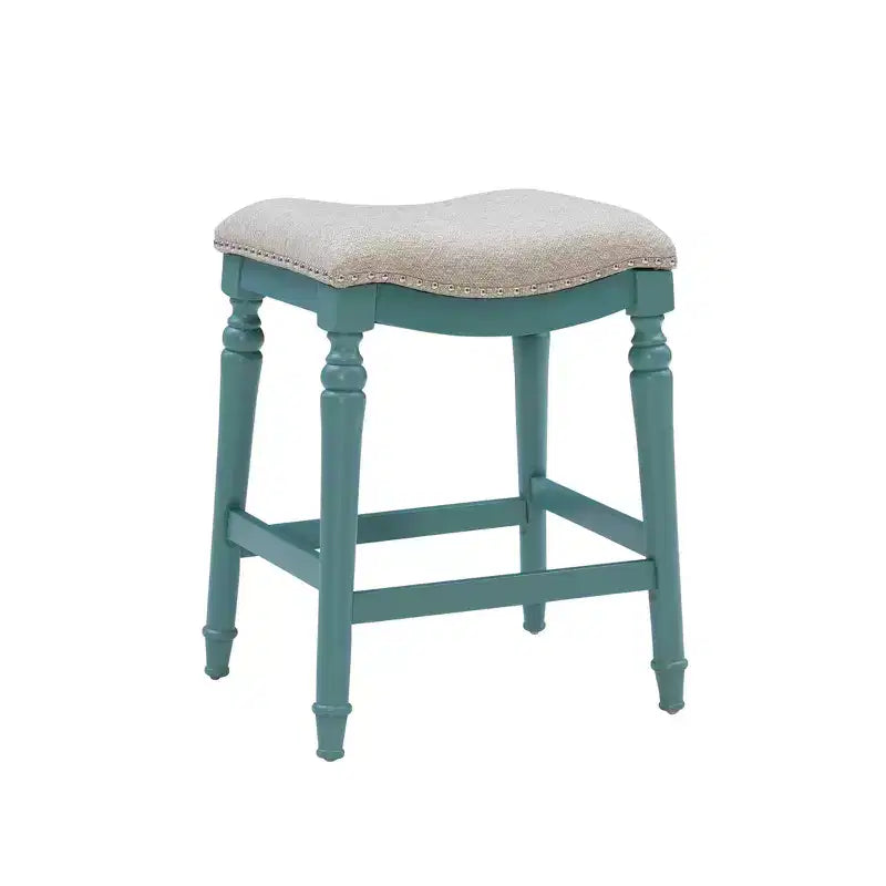Sgabello da bar senza schienale Brayden Big and Tall con altezza da bancone in legno - Powell